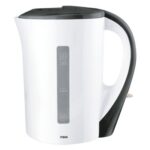 Kettle (Electric), Plastic, 1.7L, Corded, White & Black-Mika
