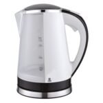 Mika Kettle (Electric), Plastic, 1.7L, Cordless, White & Black-MKT1401(MPK17CLC02)