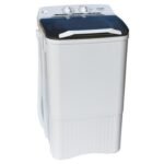 Washing Machine, Semi-Automatic Top Load, Single Tub, 6Kg, White & Grey-Mika