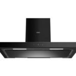 Mika Island Unit T-Type, 90cm, Black Glass MHI9104TGB