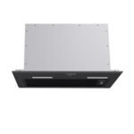 Mika Under Cabinet Recessed Hood, 52cm, Black Glass MHR674TGB