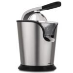 Mika Citrus Juicer, Metal Handle Press, 160W, Stainless Steel MJC201X