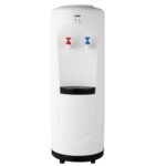 Mika Water Dispenser, Floor Standing, Hot & Cold, Compressor Cooling, White & Black MWD2501WB