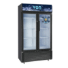 Von VZC62DXK Vertical Cooler, 615Litres - Black