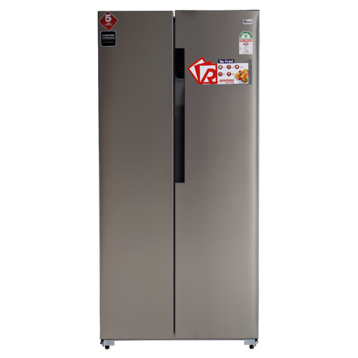 RAMTONS 430 LITERS SIDE BY SIDE LED NO FROST FRIDGE- RF/319