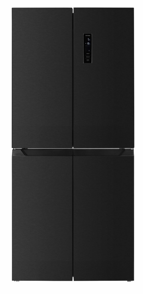 MIKA Fridge, 4 Door Bottom Mount Freezer No Frost, 421L, INVERTER Compressor, Inox Line Brush MRNF4D421XLBV