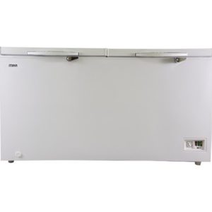 MIKA Chest Freezer, 410L, Aluminium Inner, White MCF420W