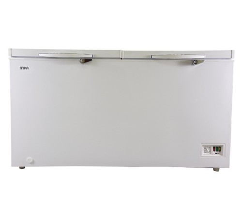 MIKA Chest Freezer, 410L, Aluminium Inner, White MCF420W