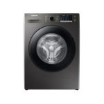 SAMSUNG Washing Machine, 9Kg, Front Load Washer, INVERTER Motor, Silver WW90TA046AX/NQ