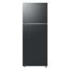 SAMSUNG Fridge, 2 Door Top Mount Freezer No Frost, 465L, INVERTER Compressor, WIFI Embedded, Black RT47CG6631B1